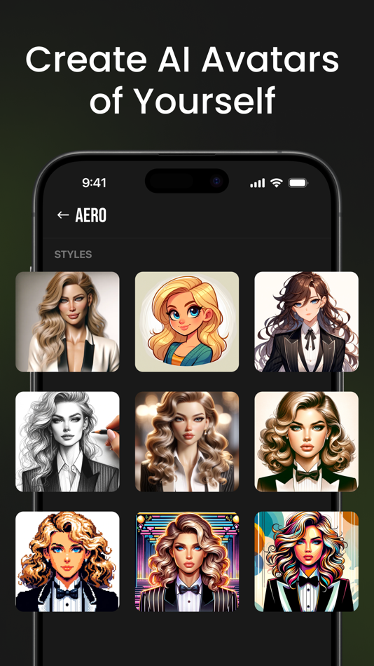 #5. AERO AI: Art, Avatar Generator (iOS) By: Oguzhan Inal