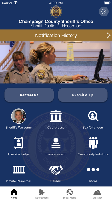 Champaign County Sheriff IL Screenshot