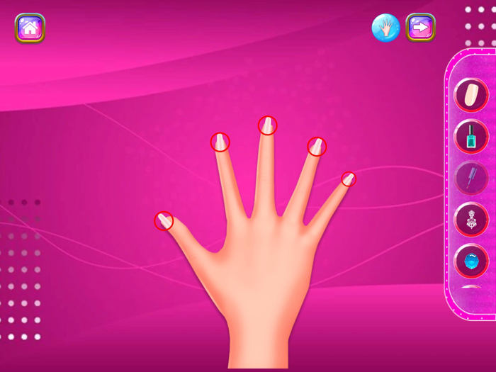 Nail Art Kids Makeup Games