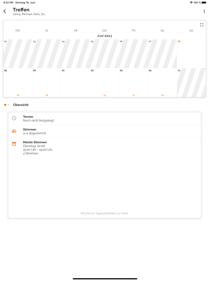 Tuesday - Meet Friends