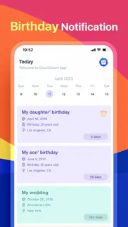 birthday countdown maker iphone screenshot 1