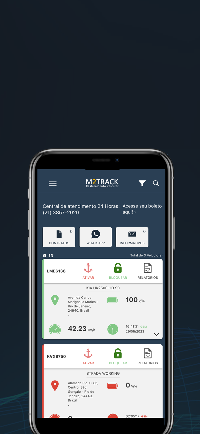 M2track Rastreamento