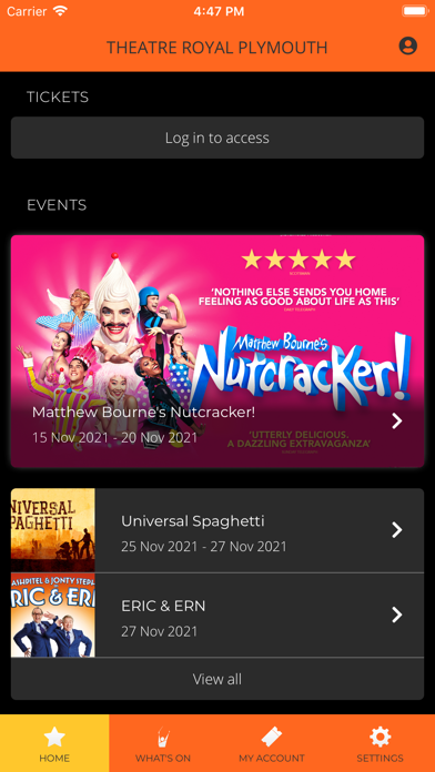 Theatre Royal Plymouth Screenshot