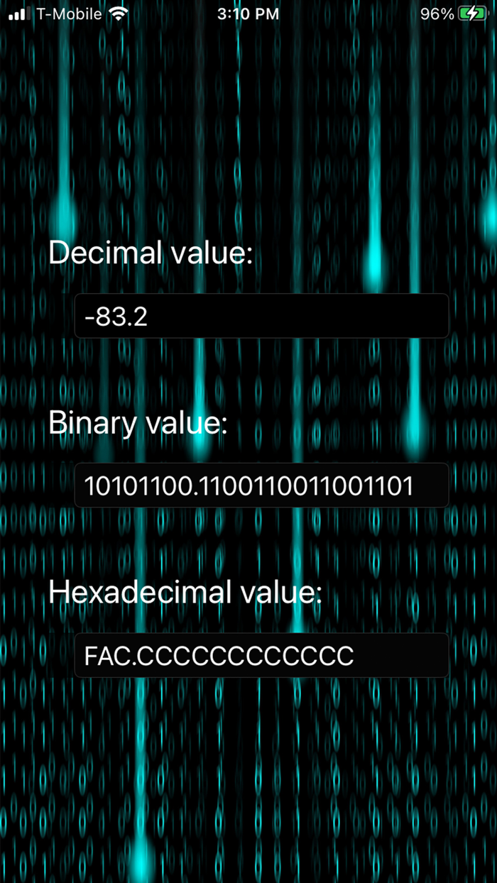Decimal-Binary-Hex Converter