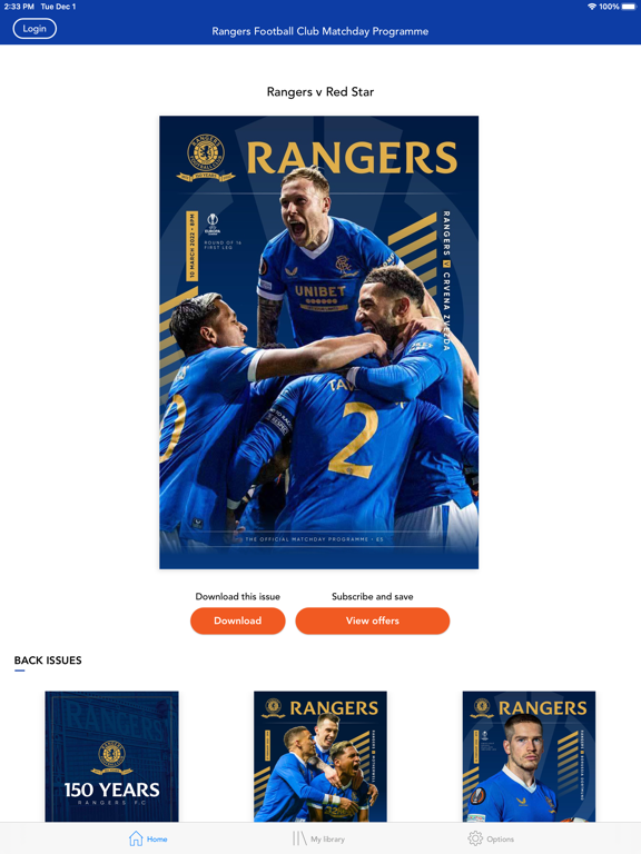 Rangers FC Digital Programmeのおすすめ画像1