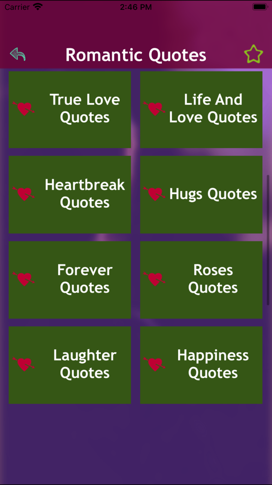 Romantic Quotes Latest Status - 1.7 - (iOS)