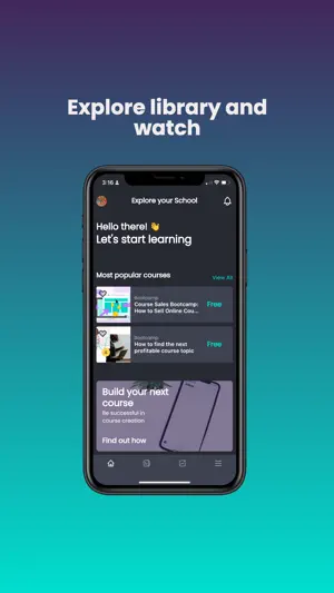 Learnworlds Mobile App Builder screenshot 1