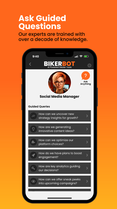 BikerBot : AI Call Center Screenshot