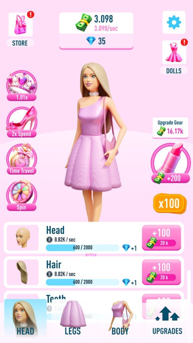 Idle Doll maker — girl games Screenshot