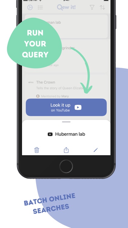 Qew it! – Your to-look-up app