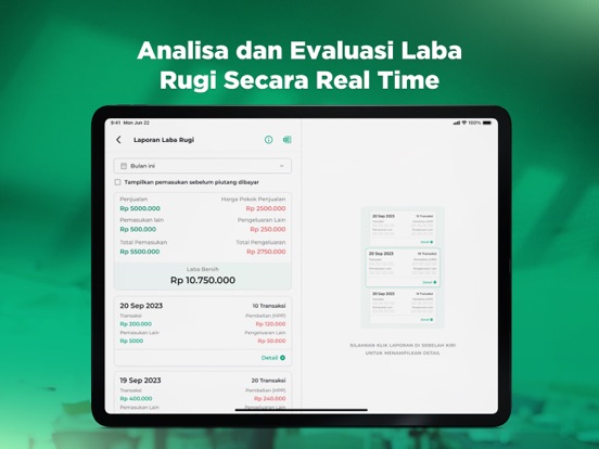 Screenshot #6 pour Kasir Pintar Dashboard