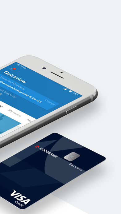 Eurobank Business App Screenshot