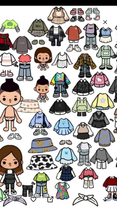 Toca Dress up Avatar Wallpaper Screenshot