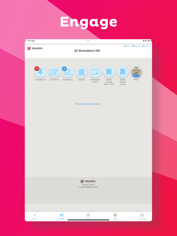 Screenshot #5 pour Aladdin Schools Connect