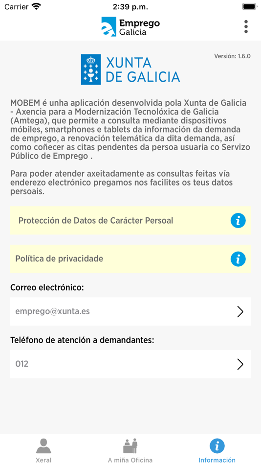 #7. MOBEM (iOS) Podle: Xunta de Galicia