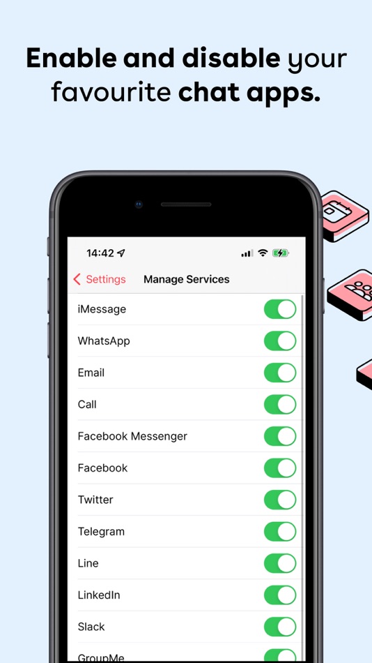 #5. Scheduled - Send text later (iOS) De: Scheduled B.V.