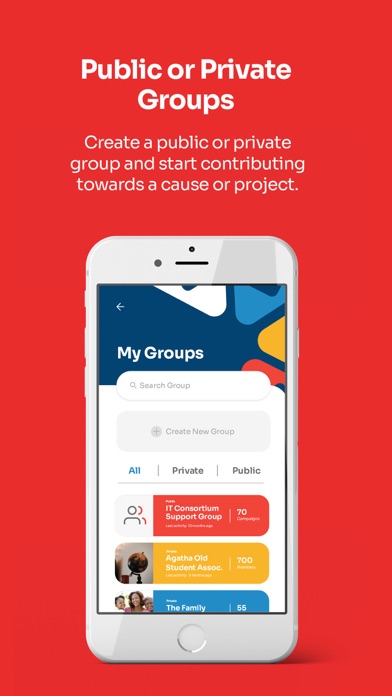 Chango - Groups & Crowdfunding Screenshot