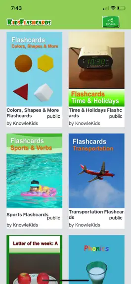 Game screenshot KnowleKids Flashcards hack