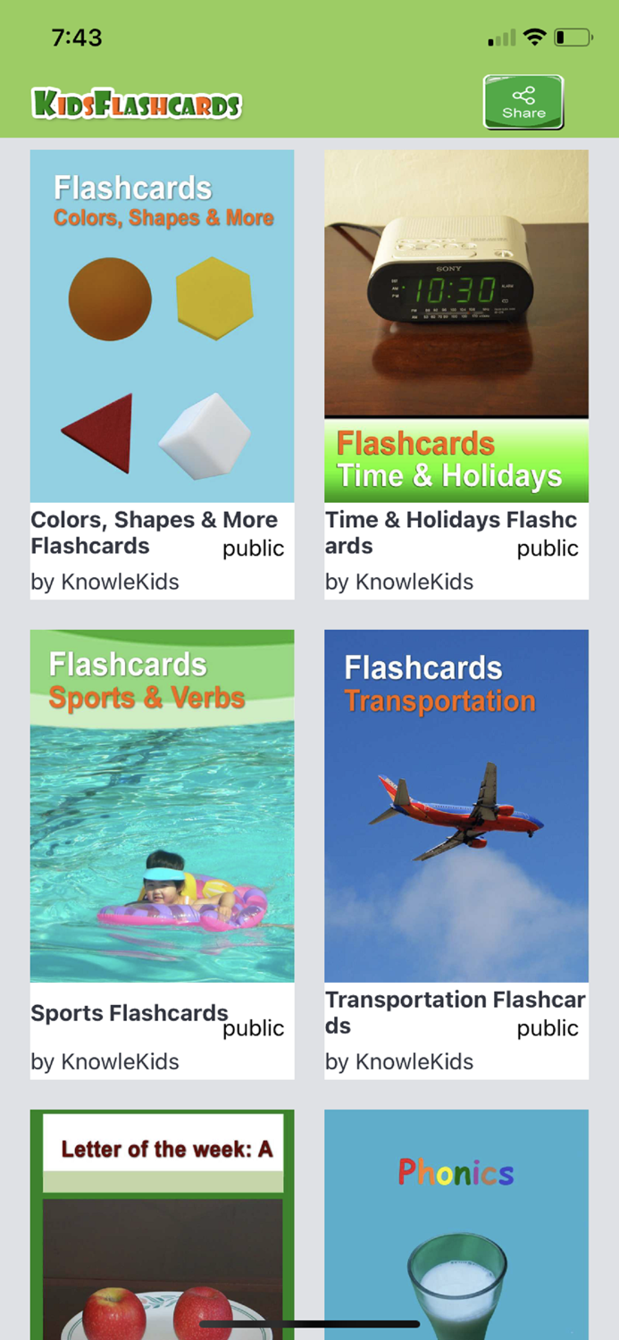 KnowleKids Flashcards