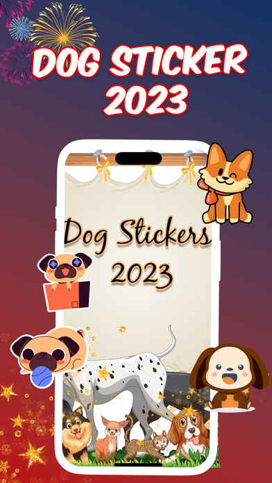 DogEmoji Love Stickers Screenshot