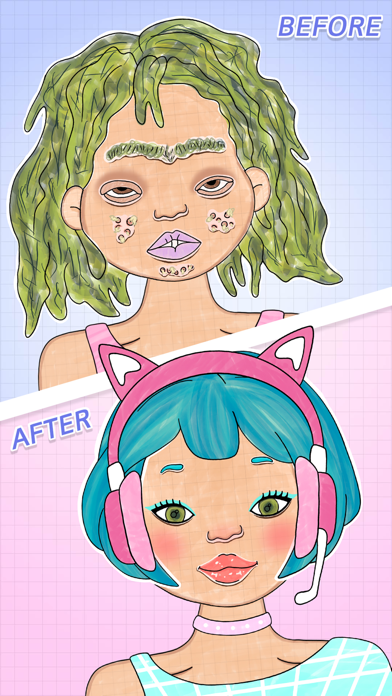 Paper Makeover Salon Screenshot