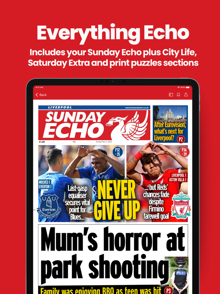 Liverpool Echo Newspaper