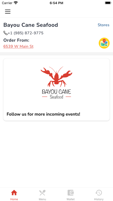 Bayou Cane Seafood Screenshot