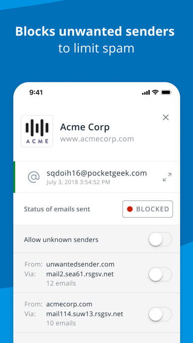 Pocket Geek Privacy Screenshot