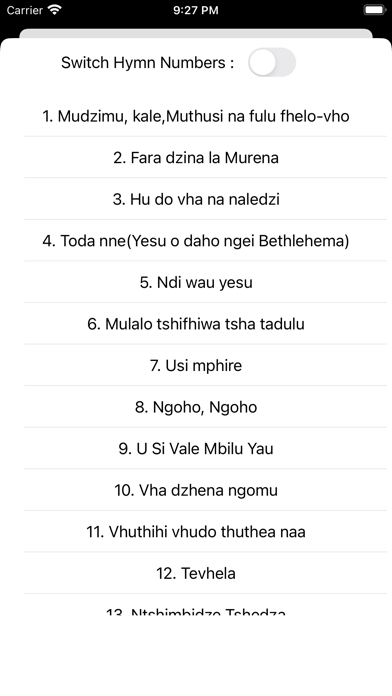 Church of Christ Hymns Screenshot