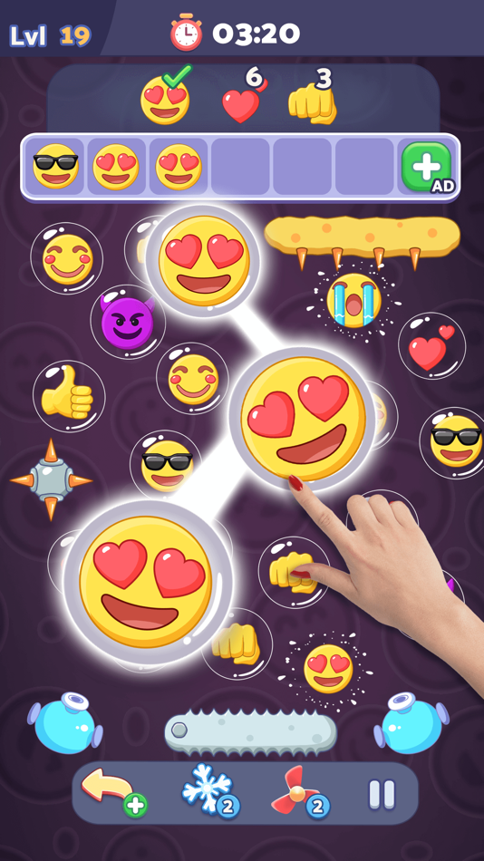 #3. Emoji Bubble Match3 (iOS) 由: CYMPL Studios Private Limited
