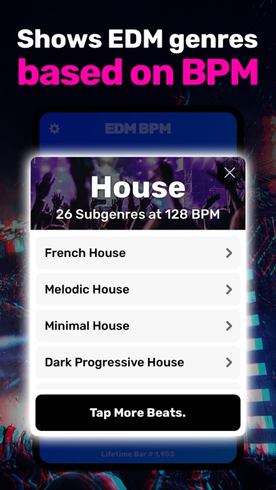 BPM Counter App ∎∎ EDM BPMのおすすめ画像4