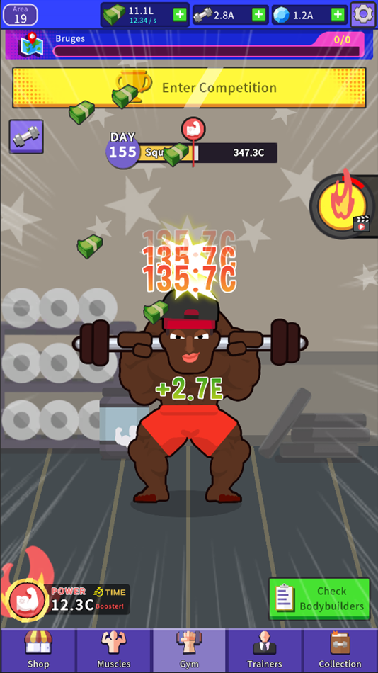 #5. Idle Bodybuilder Manager (iOS) Podle: PLAYHARD
