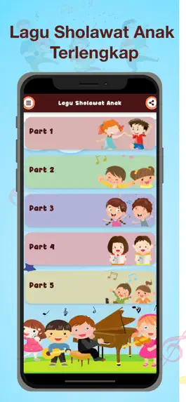 Game screenshot Lagu Sholawat Anak Terlengkap mod apk