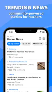 octal for hacker news iphone screenshot 1
