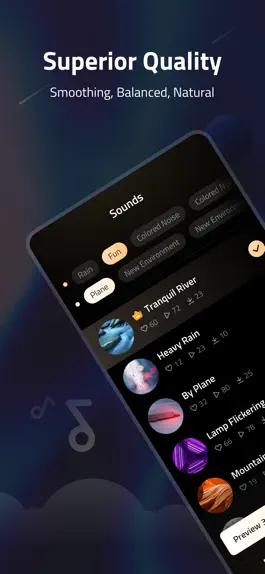 Game screenshot Calmia: White Noise Sounds apk