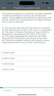 CITB MAP HS&E Test V9 iphone resimleri 2