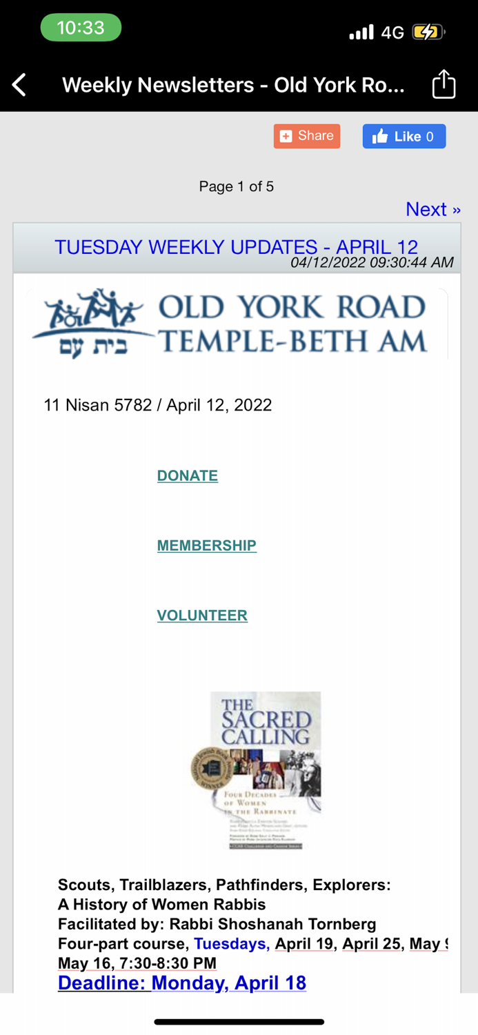 Old York Road Temple-Beth Am