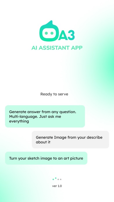 A3 AI: Open Chatbot Assistant Screenshot