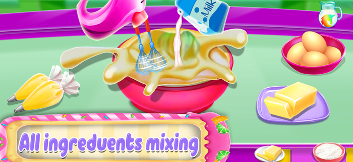 Donut Making Shop Cooking Game