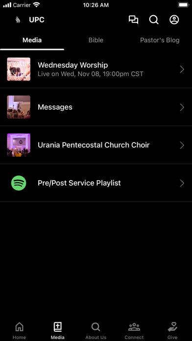 Urania Pentecostal Church Screenshot