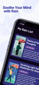 Rain Sounds - Calming Ambience screenshot #1 for iPhone