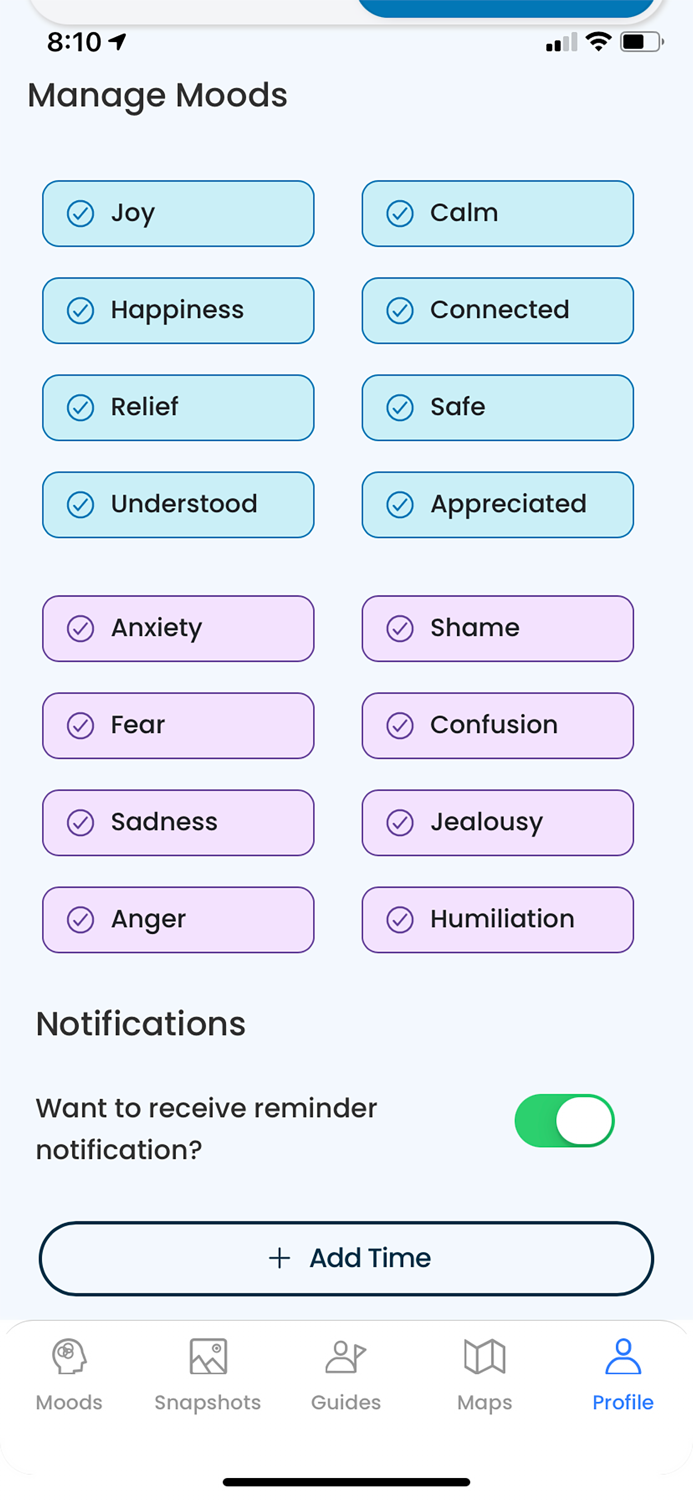 MoodMaps Emotion Tracker