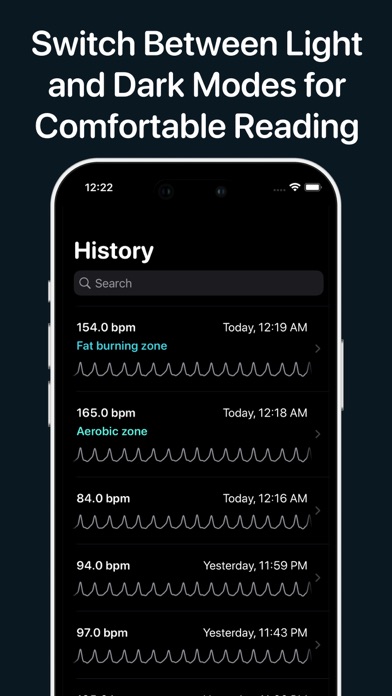 Heart Rate & HRV Pulse Monitor Screenshot