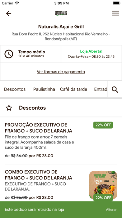 Naturalis Açaí e Grill Screenshot