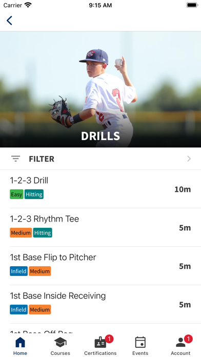 USA Baseball Screenshot