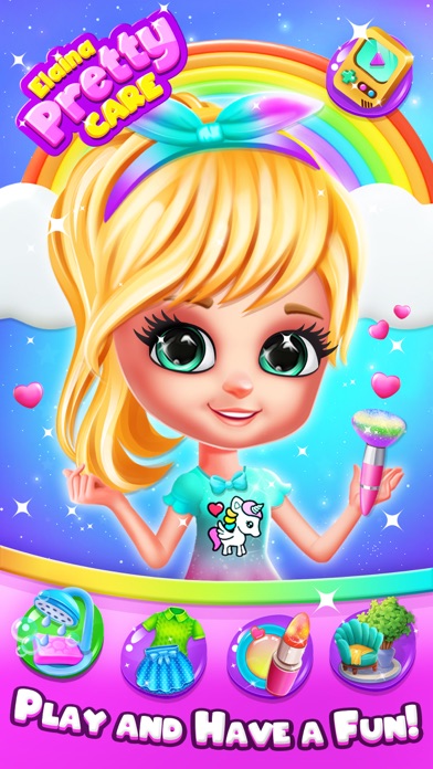 Pretty Girl Virtual Care Screenshot