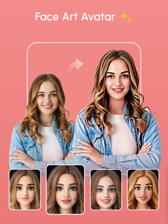 AI Toon Avatar - 3D Face iPad screenshot 6 - Photo & Video app