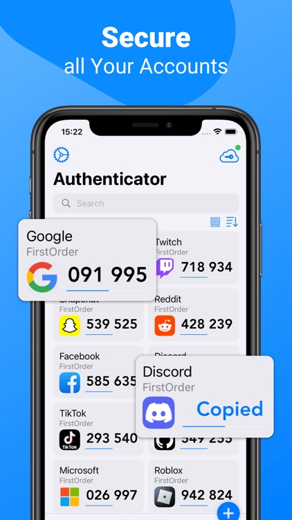 Authenticator App · 2FA by FirstOrder.AI