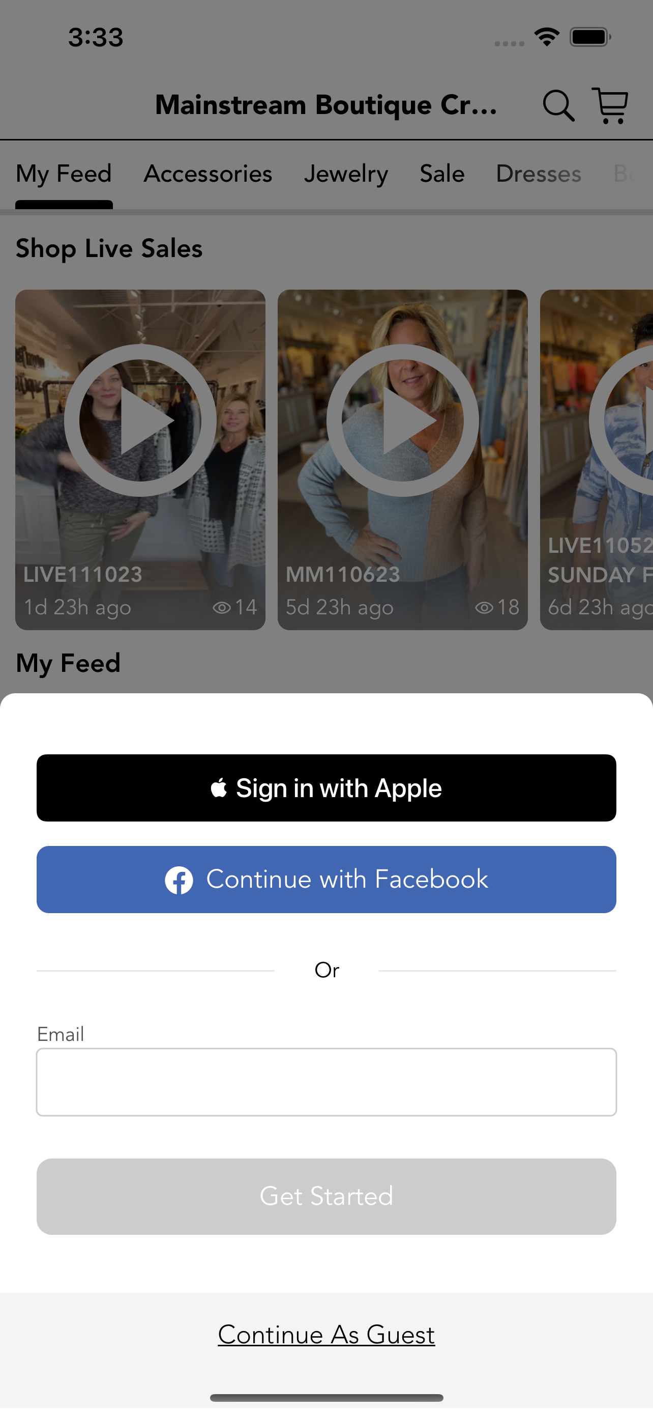 Mainstream Boutique Cranberry