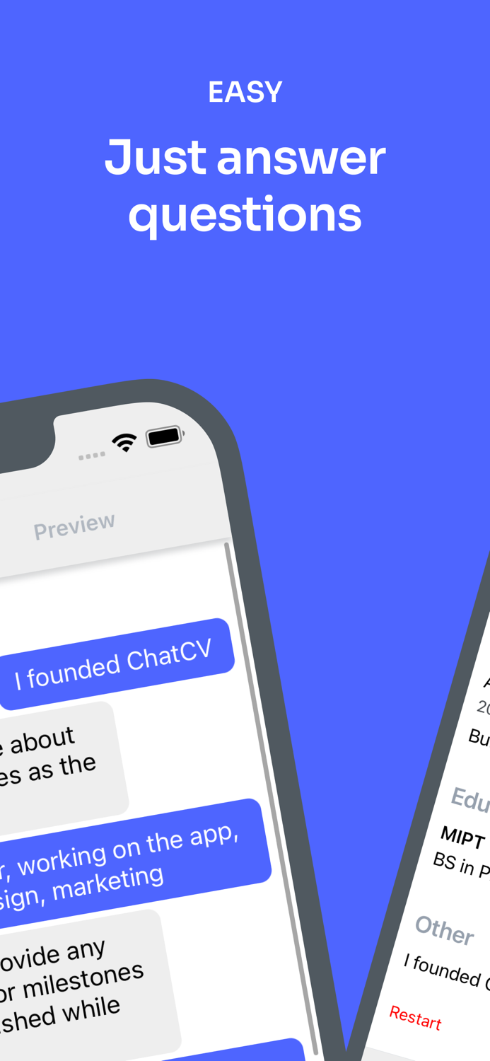 ChatCV - AI Resume Builder